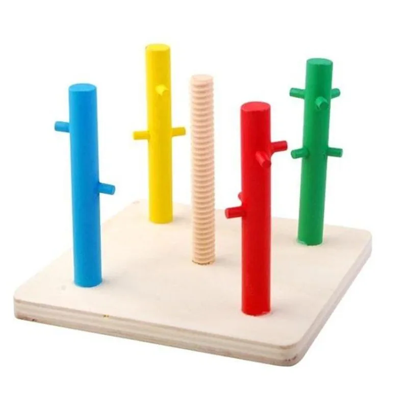 Деревянная многоцветная модель мудрости сделай сам деревянные штабелируемые