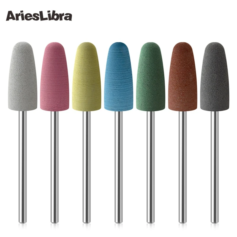 AriesLibra электрическая пилка для ногтей сверла резиновый силиконовый материал