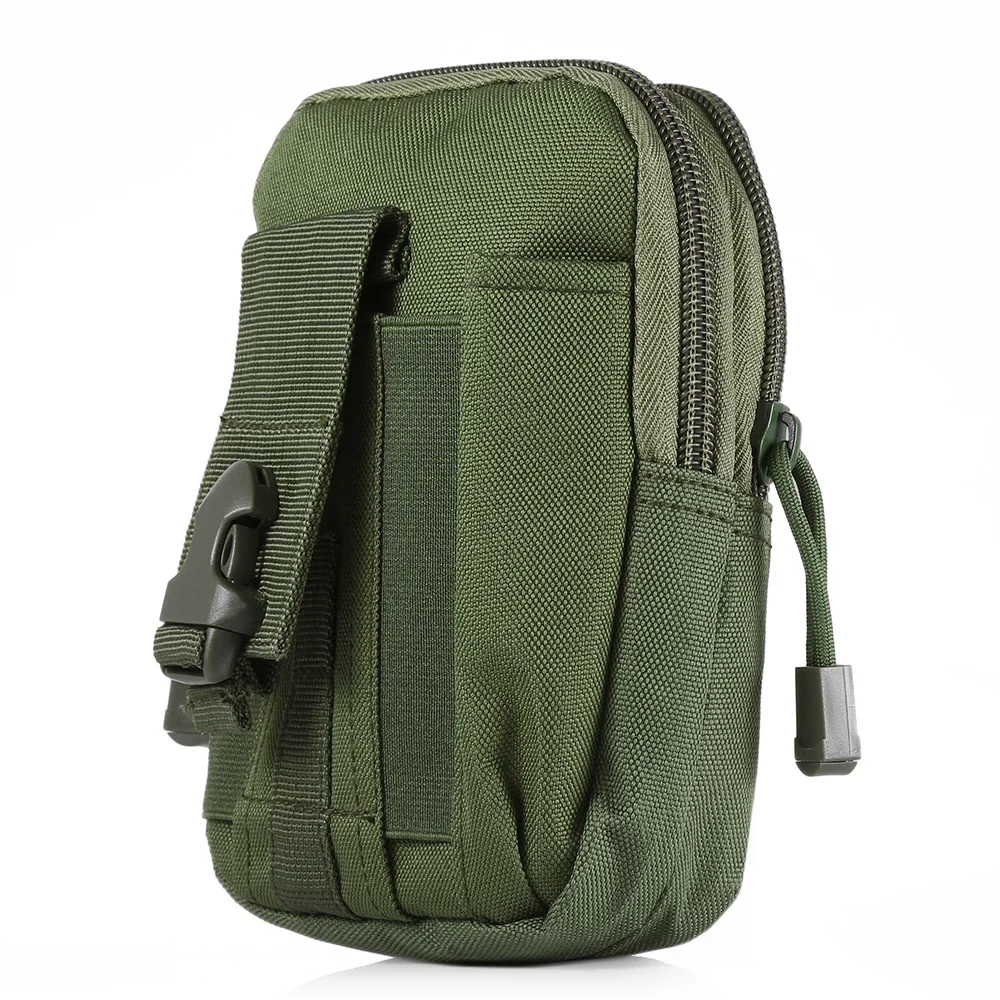 Army Green Уличная милитарная тактическая Сумка для кемпинга походная сумка Molle Сумка пояс петли поясная сумка чехол для телефона для смартфона 10 цветов - Цвет: Army Green