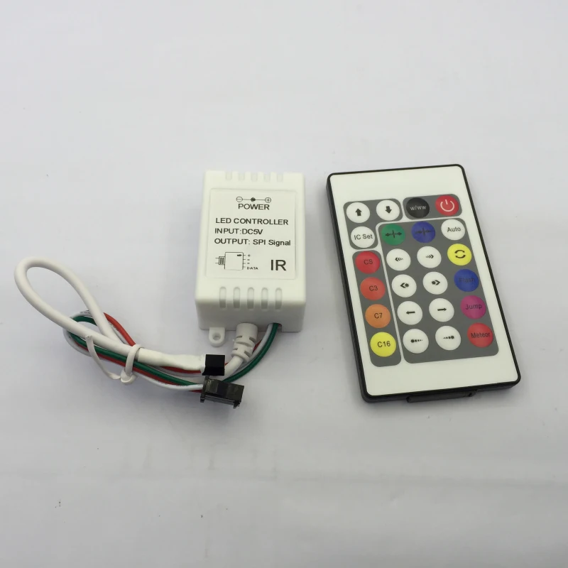 Светодиодный пульт дистанционного управления с диммером 24 клавиши ИК