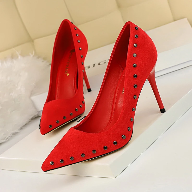 Женская обувь на высоком каблуке с шипами chaussure femme talon tacones altos mujer пикантные