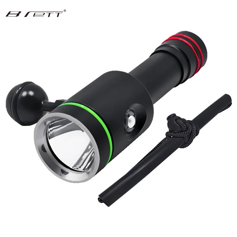 2017 Новый светодиодный фонарик для дайвинга 1700lm CREE L2 кнопочный переключатель 3