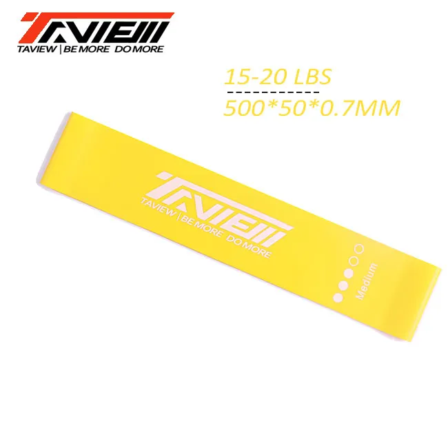 Resistance Bands Women Men Crossfit Fitness Rubber Loops Yoga Gym Strength Workout Expander Arm Leg Sport Exercise Training Band - Цвет: Цвет: желтый