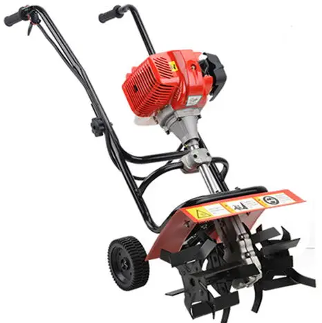 Professional garden tools 52cc 1.9kw mini gasoline Tiller Garden mini Cultivator ,petrol cultivator