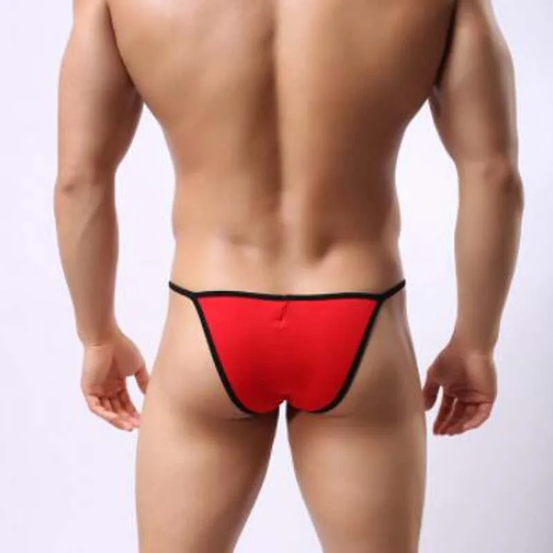 Модальные мужские стринги бикини трусы стринги Cueca Гей Нижнее белье сексуальные мужские Трусы Calzoncillos Hombre слипы