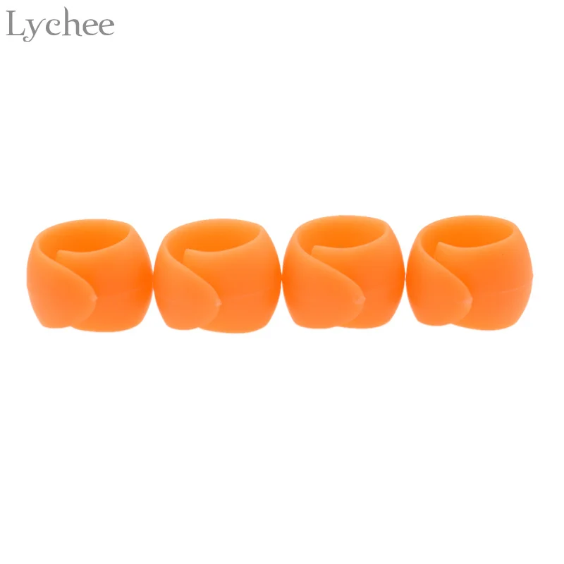 Lychee 4 шт. нитки катушки Huggers держать нить DIY Вязание швейные инструменты|sewing spools|tools