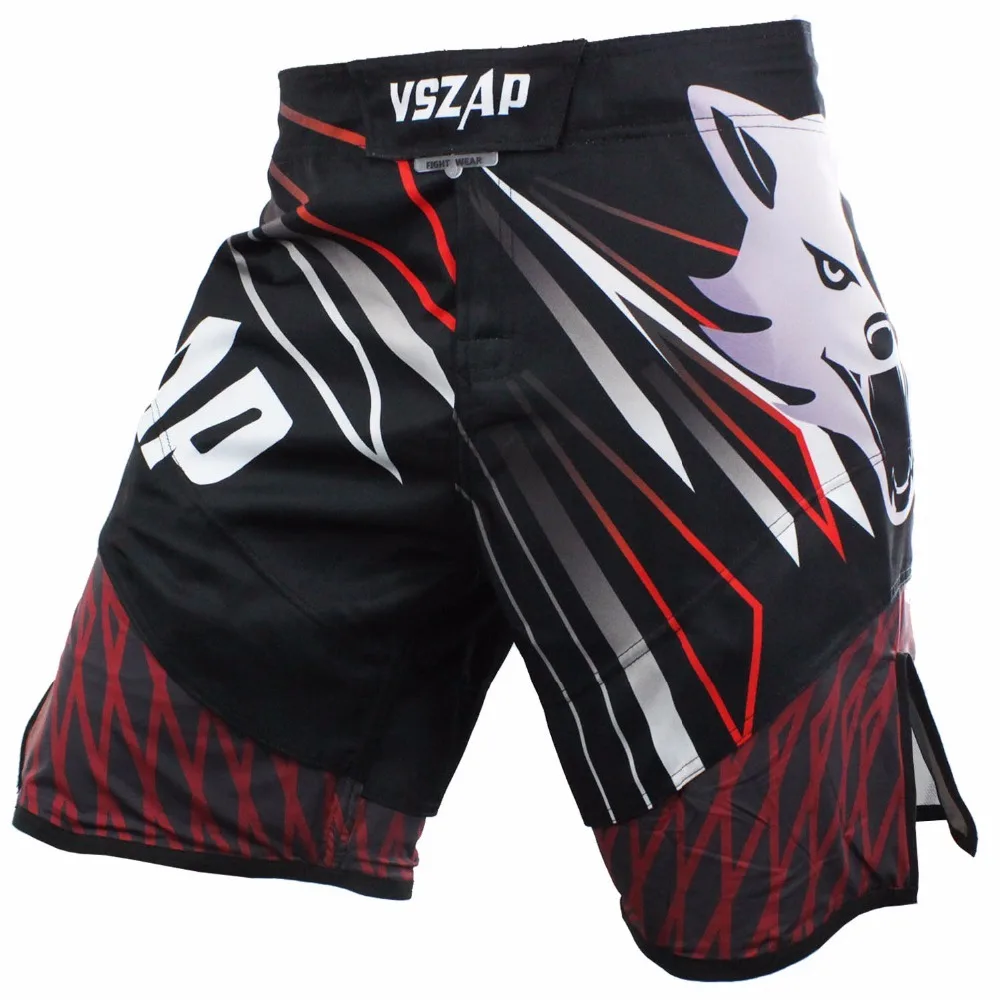 VSZAP 2018 боксерские трусы MMA Muay Thai шорты с принтом для ММА короткие борьбы полиэстер