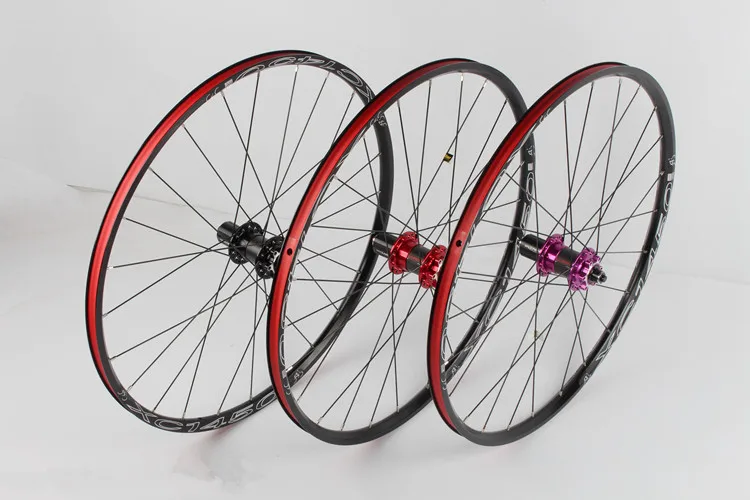 XC1450 MTB горный велосипед 26 27,5 дюймов углеродное волокно колеса Герметичный Подшипник Ступицы Thru-axis колеса колесная оправа только 1500 г