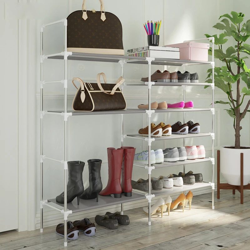 Бытовой простой шкаф для обуви в стиле ретро пылезащитный многослойный