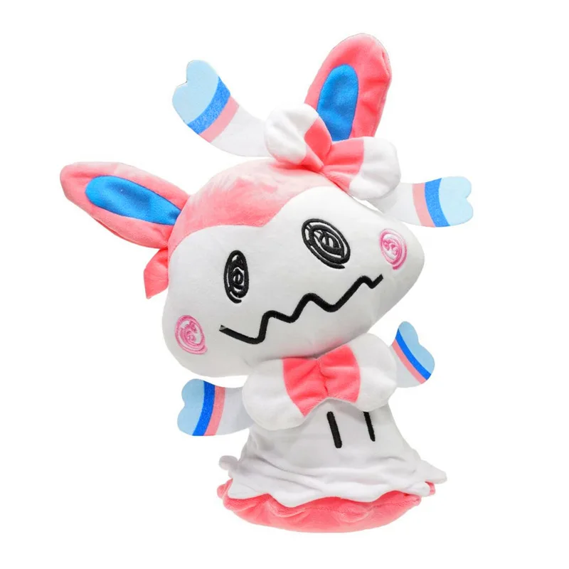 См 40 см аниме XY Mimikyu Pokeddll Eevee Vaporeon Sylveon Umbreon Flareon Jolteon Espeon Leafeon Glaceon плюшевые игрушки