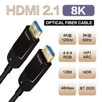 2020 best 8k 48gbps 2 1 hdmi optical cables 4k hdmi 2 1 cable uhd cabo hdmi 2 1 5m 10m 15m hdmi 2 1 fiber cable for 8k monitor