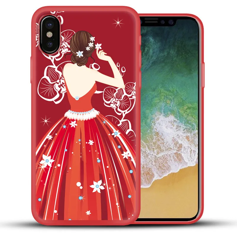 чехол на айфон 6 плюс Телефон чехлы для Apple iPhone 5 5S SE X Силиконовый Мультфильм