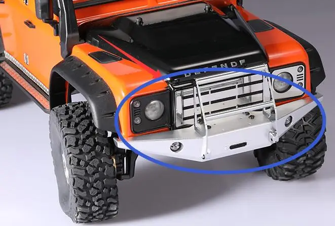 Металлический новый бампер для 1/10 RC Crawler Truck JK Wrangler JEEP hRAXXAS TRX4 bronco KING 4x4 Rover Land D110 |