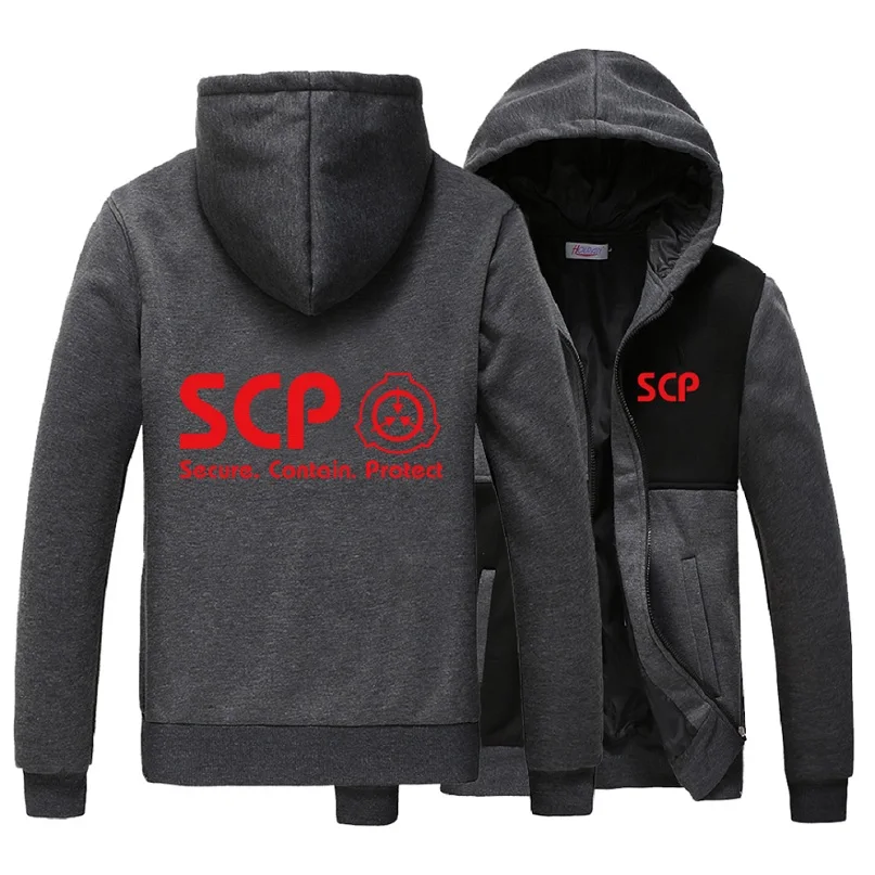 HOLRAN аниме SCP основа с капюшоном толстовка кардиган пальто специальные процедуры