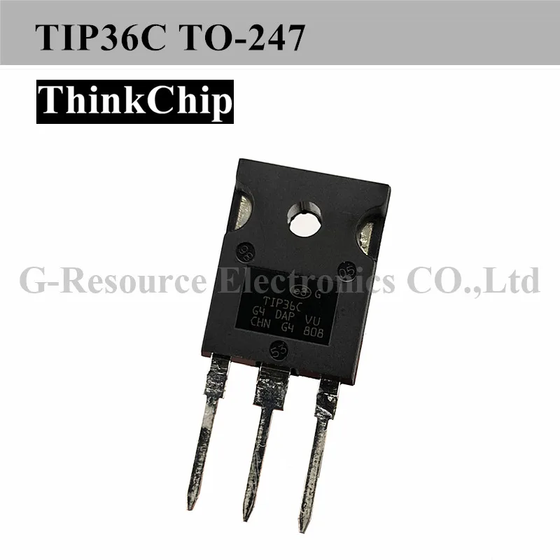 (10 шт.) Силиконовые Силовые транзисторы TIP36C TO-247 TIP36 TO247 для универсального