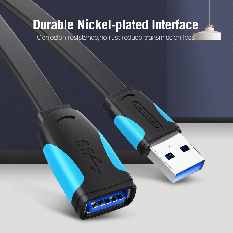 Vention USB2.0 3.0 Extension Cable Male to Female Extender USB3.0 Extended for laptop PC USB | Мобильные телефоны и