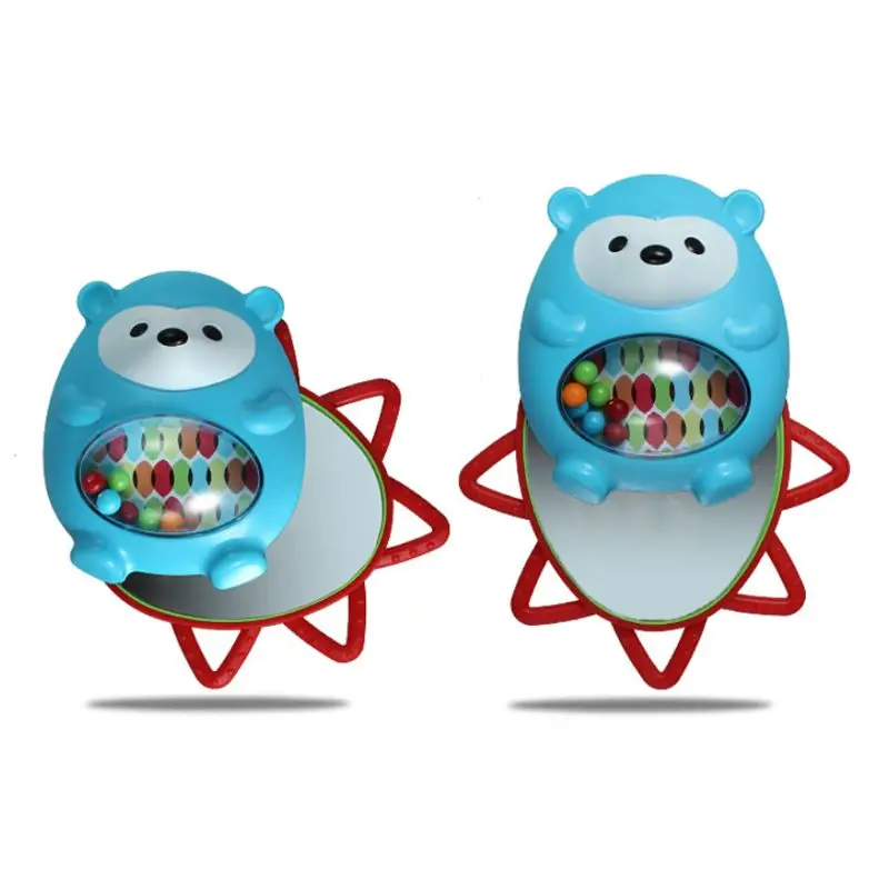 Милый 3D животное Ежик погремушка пустышка безопасный Прорезыватель для зубов