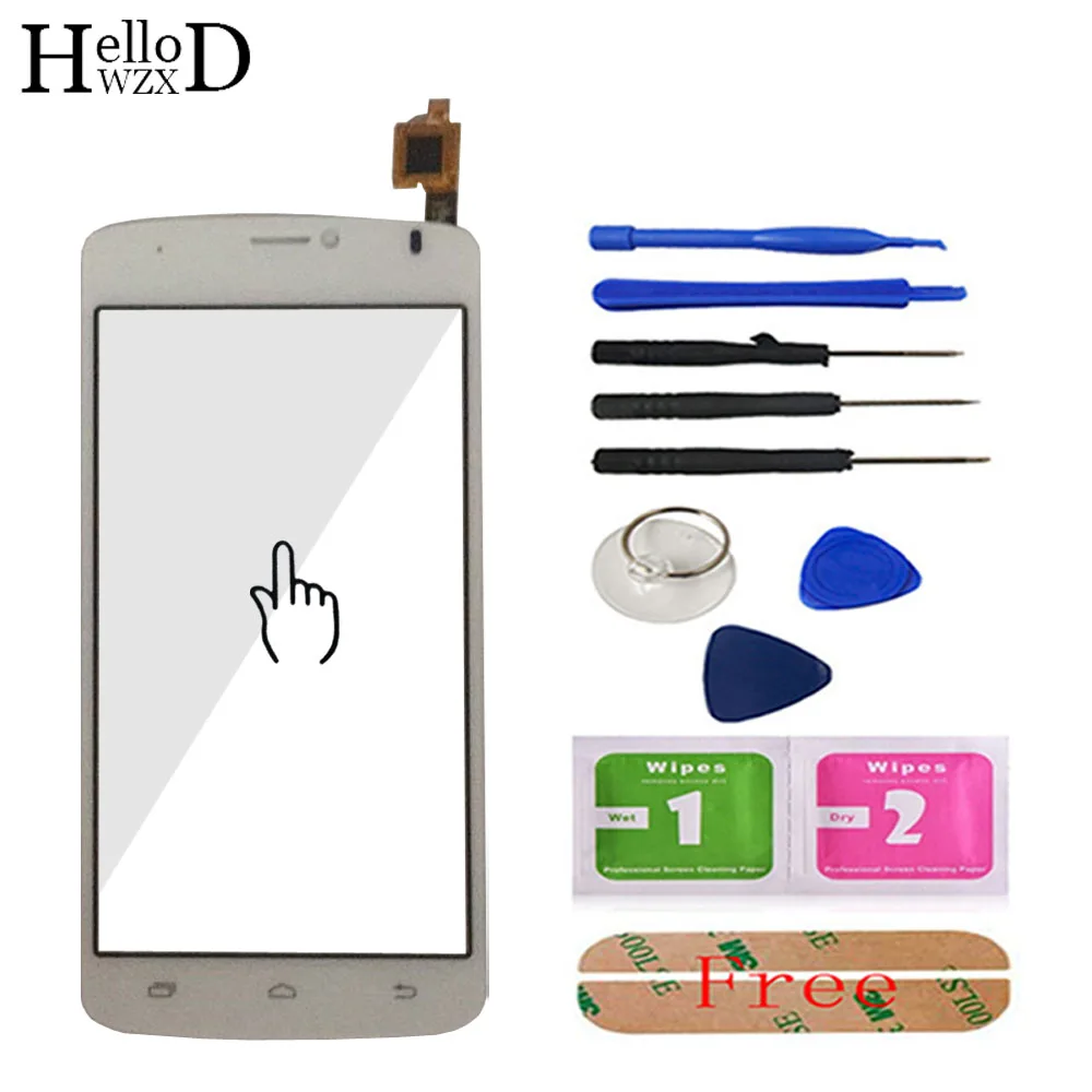 Сенсорное стекло HelloWZXD для Prestigio MultiPhone PAP3502 PAP 3502 DUO Smartphone передний экран
