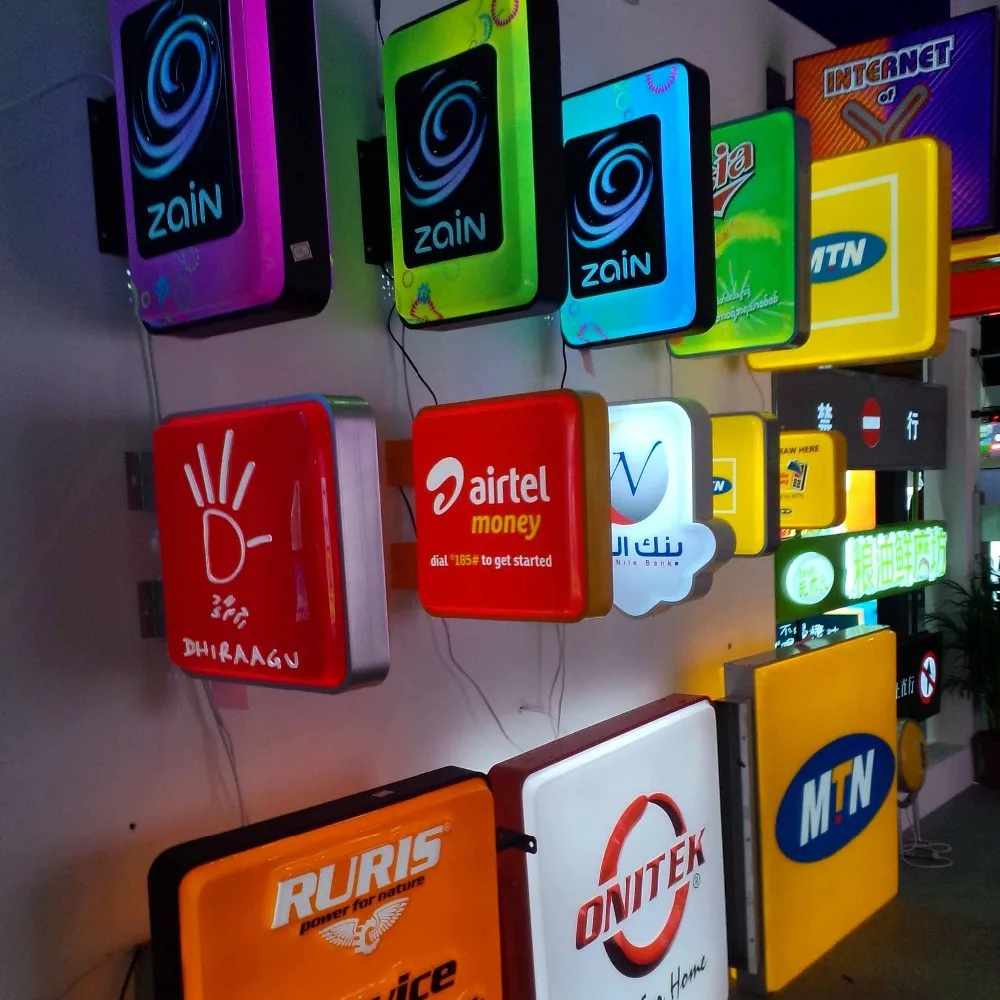 Панель меню рекламный дисплей наружный водонепроницаемый светильник