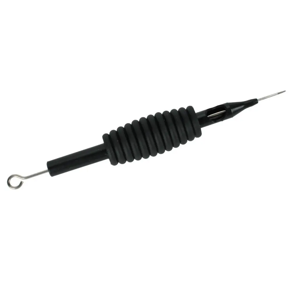 10 шт новые черные одноразовые иглы татуировки и трубки 3/4 Grip (19 мм) 1RL Для тату