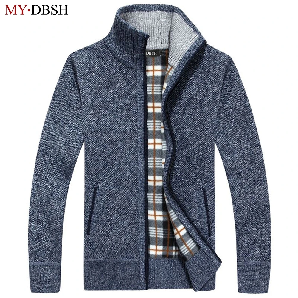 Мужской свитер на молнии с воротником стойкой осень/зиму/весну|sweater men|sweater styles