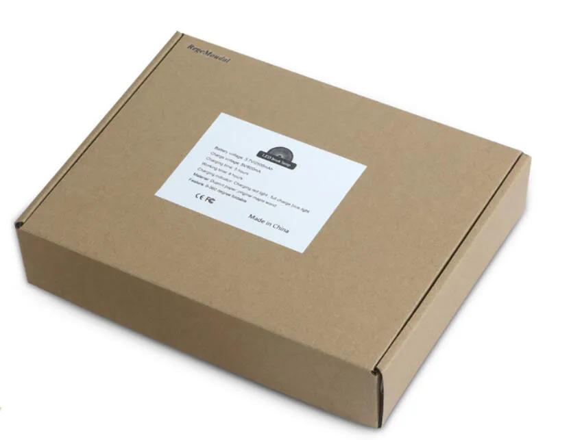 Only Packing Box Прямая поставка, деревянный книжный светильник из искусственной кожи, перезаряжаемый через USB, светодиодный, магнитный, 3 цвета, складной Ночной светильник, настольный книжный светильник, домашний декор - Испускаемый цвет: Only Packing Box