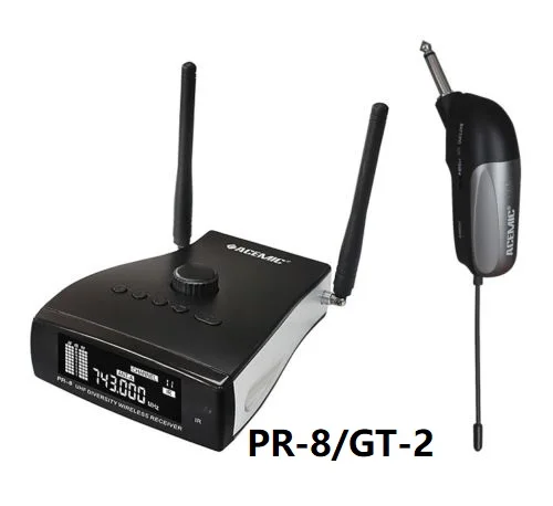 PR-8 GT-2 ACEMIC PR-8/GT-1 PR-8/GT-2 этап разнообразия Беспроводная микрофонная система электрическая бас-гитары для фортепиано voilin барабаны Виолончель кларнет типа «гармошка» - Цвет: PR-8 GT-2