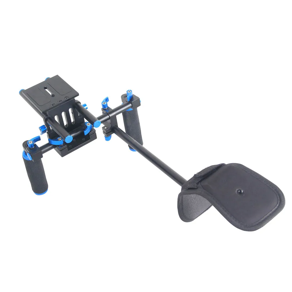 Dhl новый DSLR видео кронштейн плечевой поддержки рог рукоятка держатель для канона