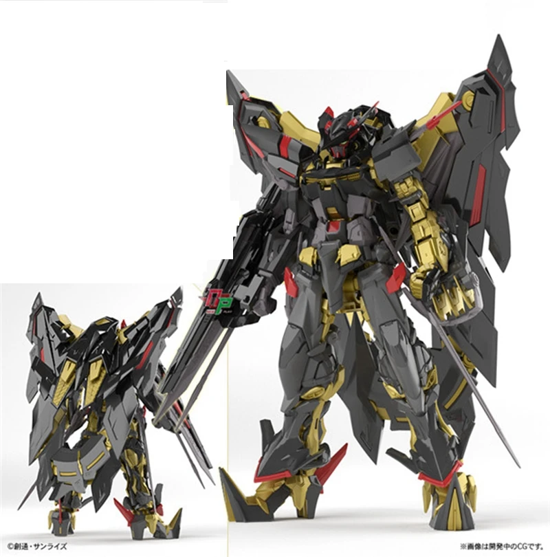 Оригинальный Bandai RG 24 1/144 Золотая heresy путаница Gundam модель ручной работы Черная