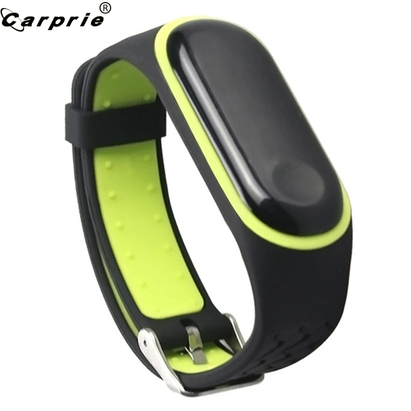 Ремешок силиконовый CARPRIE для смарт часов Xiaomi Mi Band 3 с дышащей дыркой и прочной