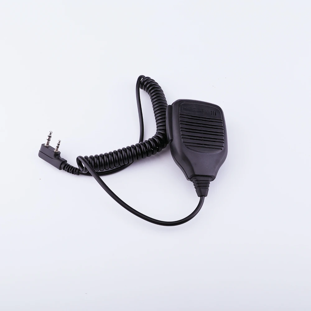 Ручной Динамик PTT Микрофон для ТК Walkie talkie разъем Baofeng UV 5R 888 S Talkie|Рации| |