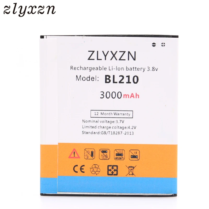 3000 мА/ч BL210 Батарея для lenovo A536 A606 S820 S820E A750E A770E A656 A766 A658T S650 | Мобильные телефоны и