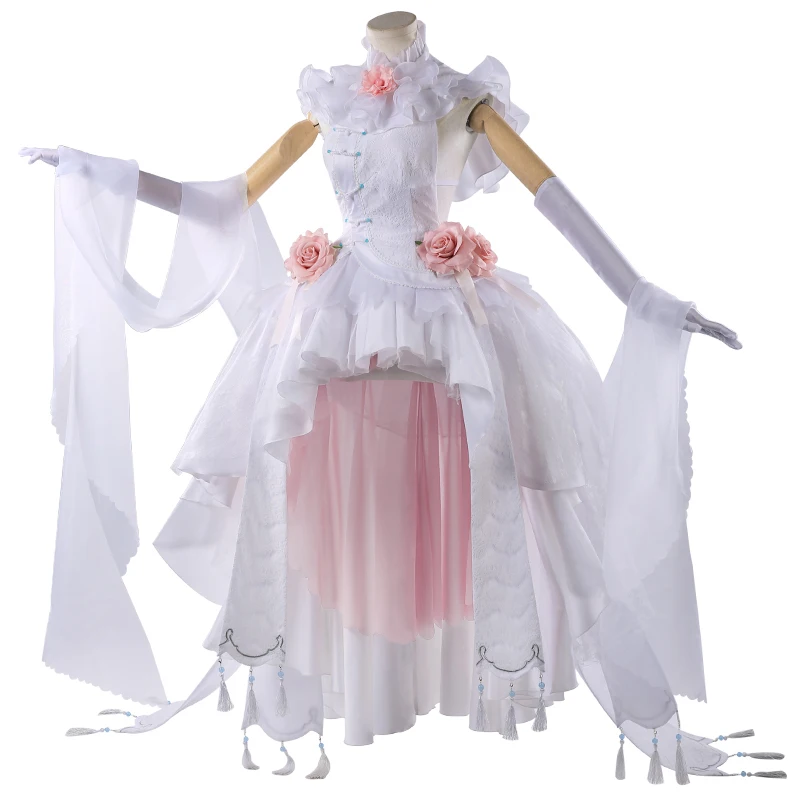 Yue Zhengling V Косплей vsinger Yuezhengling Костюм китайский стиль Cheongsam свадебное платье летнее