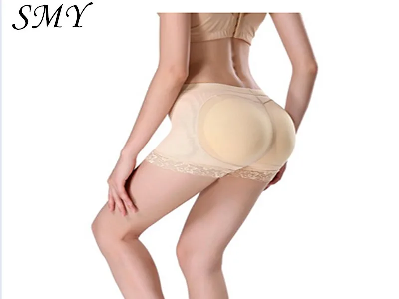 Искусственные ягодицы женские Body Shaper Бесшовные подтягивающие трусы с вкладышами на ягодицы Корректирующее белье для ягодиц Нижнее белье с подкладками моделирующее белье