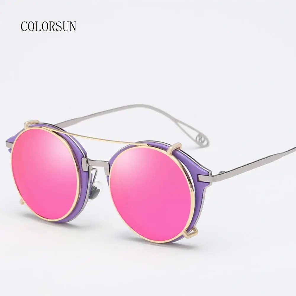 COLORSUN женские поляризованные солнцезащитные очки для девочек зеркальные линзы в