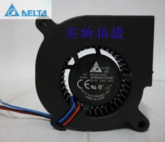 delta BFB04512VHD 12V 0.24A 3-wire 45*45*20