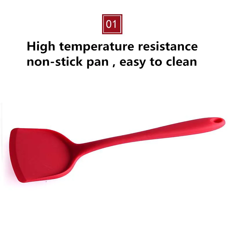 1 шт. китайский токарный антипригарный Тернер силиконовая лопаточка