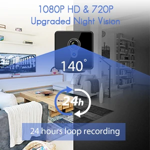 IP камера HD Mini WIF с магнитной функцией слот для SD карты умное обнаружение движения