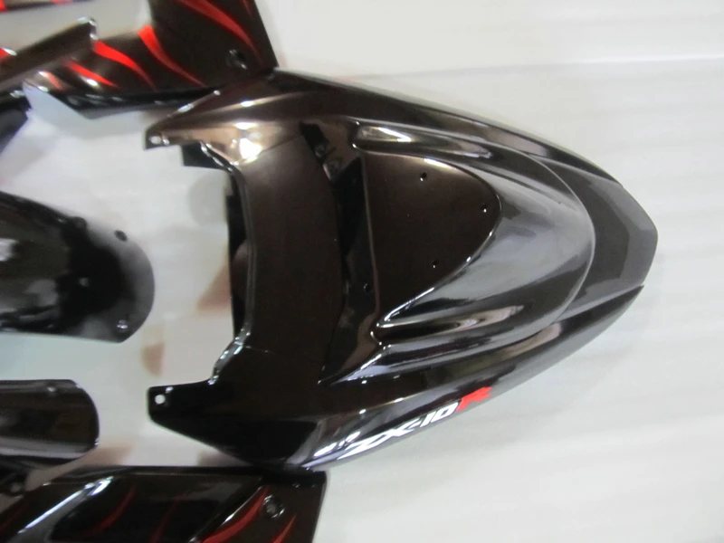 Набор обтекателей из АБС-пластика высокого качества для Kawasaki ZX10R 2004 2005 Ninja ZX-10R 04 05