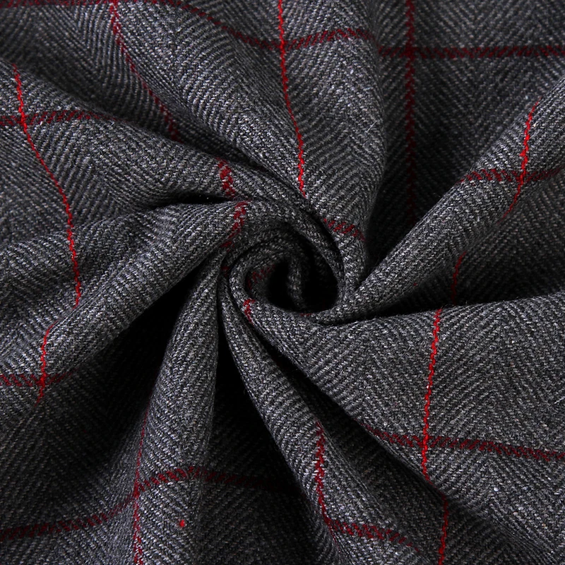 1 Meter Autumn 10% Wool 90% Polyester Woolen Fashion Fabric Warm for DIY Tailor Coat Clothing Cloth | Дом и сад