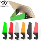 XMXCZKJ Универсальный V-образный Hands Free Пластиковый Складной Стол Стол Мобильный Телефон Планшет Стенд Держатель Для Мобильного Телефона Стенд