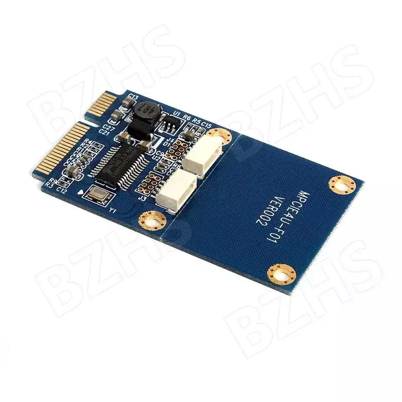 Mini PCIe PCI-E к USB-адаптеру mPCIe в 5 Pin 2 порта двойной USB2.0 конвертерная карта C26 |
