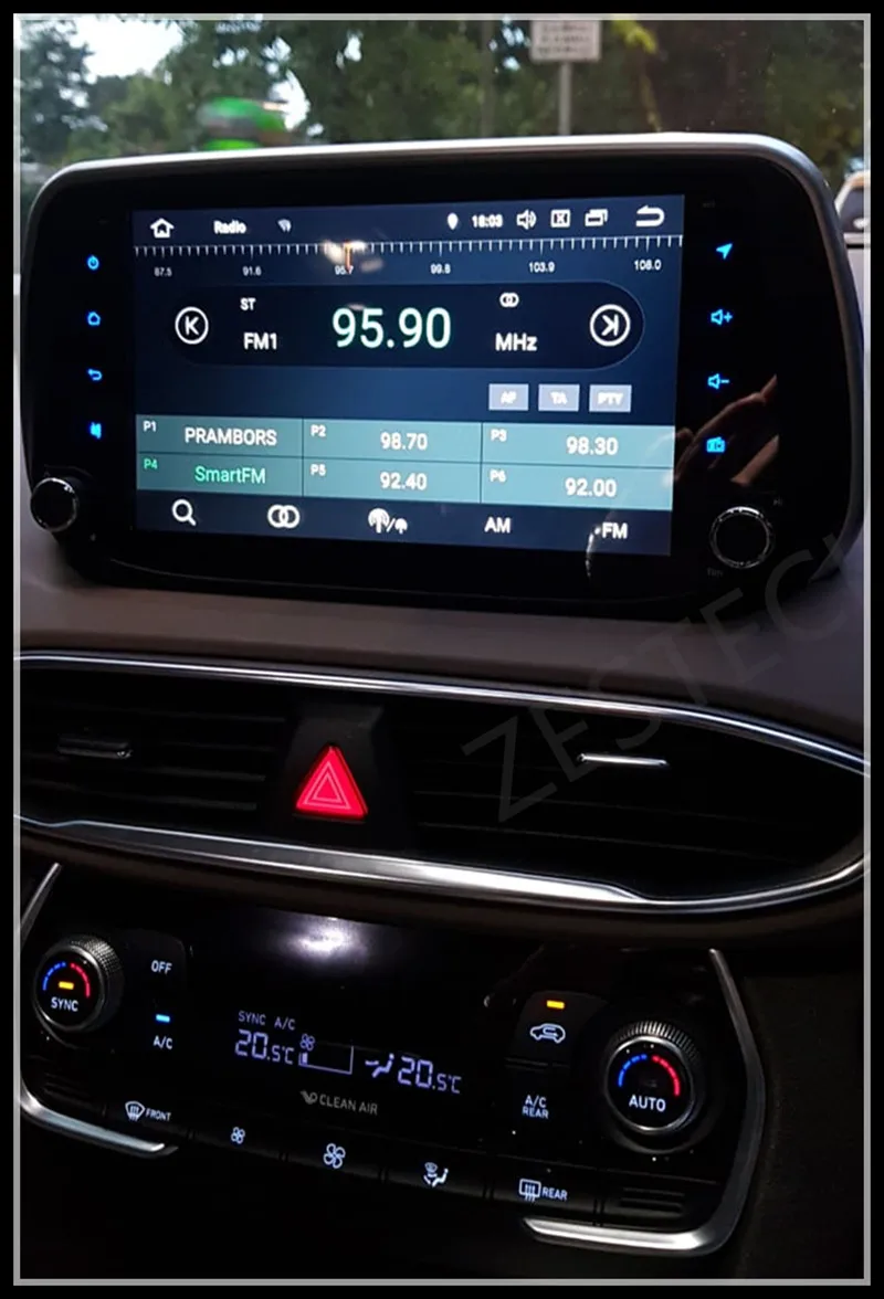 Автомобильный радиоприемник Octa core android10 для hyundai Santa Fe IX45 2018 2019 2020 автомобильный
