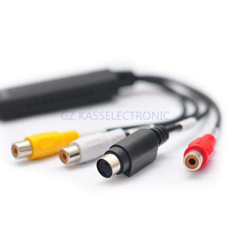 Новинка 2017 usb аналоговый в цифровой видео конвертер конвертирует любой RCA Аудио