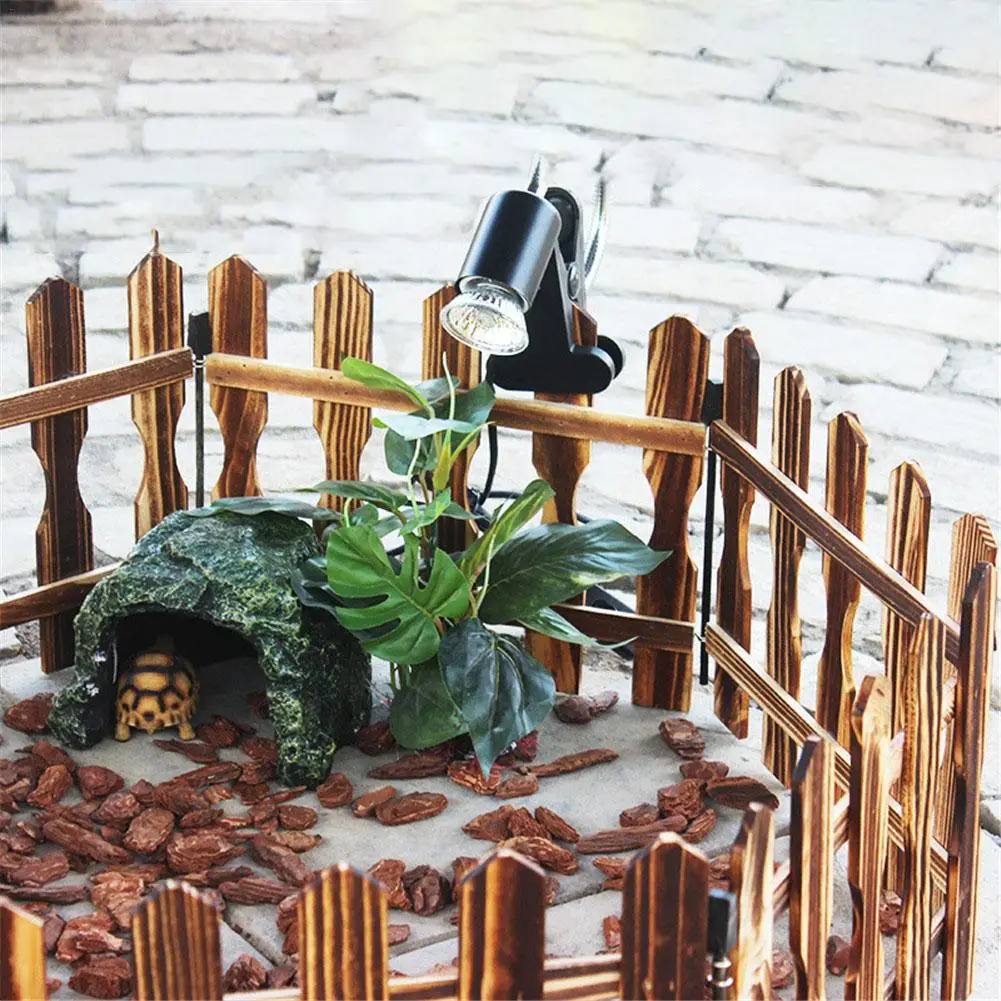 Tortoise Fence Carbonized Anti-corrosion Wood Reptile Enclosure Pet Piece Combination Indoor Outdoor Bulk Turtle | Дом и сад