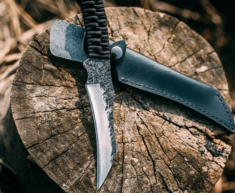 Karambit нож Ручная ковка травление высокое качество EDC инструмент наружный