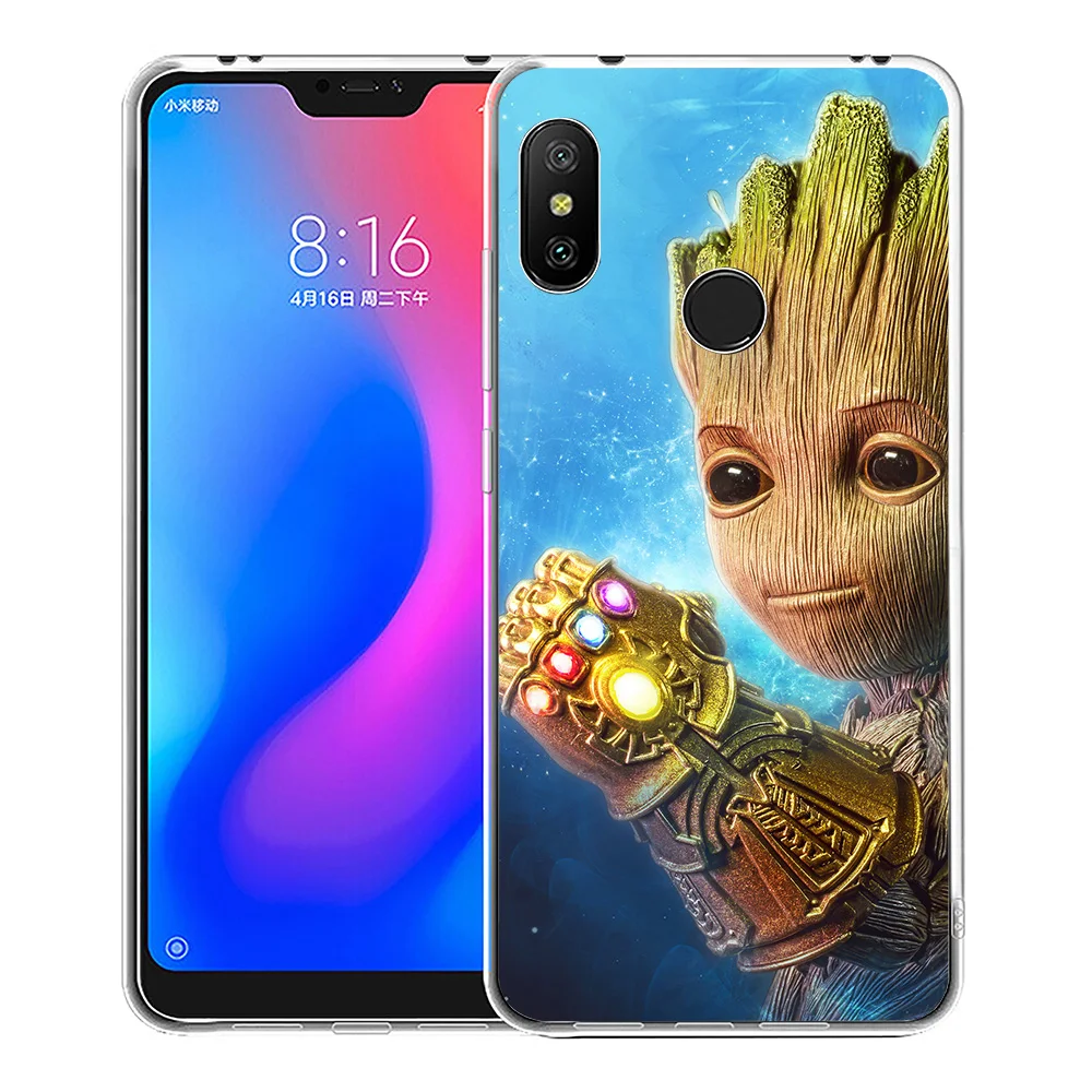 Мягкий силиконовый чехол для телефона IYICAO Baby Groot Marvel Xiaomi Mi 9 8 SE 6 A1 A2 Lite F1 MIX2S MIX3 из