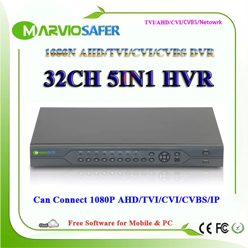 Видеорегистратор 32 канала AHD TVI CVI DVR AVR XVR 1080N HD 1080P HDMI CCTV CVI|recorder hd|recorder hdmirecorder camera |
