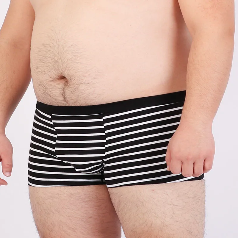 4 PCS/LOT 2019 New Arrival Male Cotton Underwear Men's Striped Boxers Sexy Underpants 11 Colors M L XL XXL 3XL 4XL Free Shipping