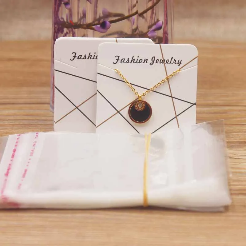 24 дизайн ювелирных изделий Дисплей Ожерелья Подвески пакет карты в форме сердца